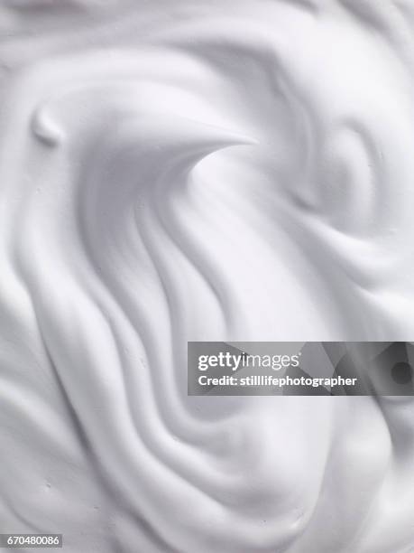 foam swirl - slagroom stockfoto's en -beelden