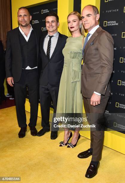Jeremy Sisto, Jason Ritter, Kate Bosworth and Michael Kelly attend the 2017 National Geographic FURTHER FRONT at Jazz at Lincoln Center's Frederick...