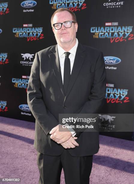 Actor Steve Agee at The World Premiere of Marvel Studios Guardians of the Galaxy Vol. 2. at Dolby Theatre in Hollywood, CA April 19th, 2017