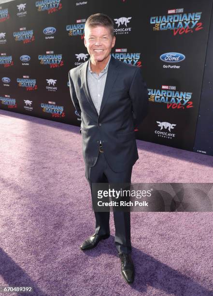 Comic book creator Rob Liefeld at The World Premiere of Marvel Studios Guardians of the Galaxy Vol. 2. at Dolby Theatre in Hollywood, CA April...
