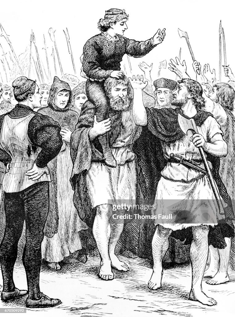 Pretender to Edward VI throne Lambert Simnel
