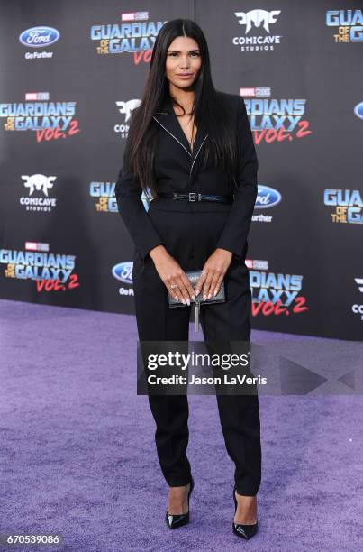 Paloma Jimenez attends the premiere of "Guardians of the Galaxy Vol. 2" at Dolby Theatre on April 19, 2017 in Hollywood, California.