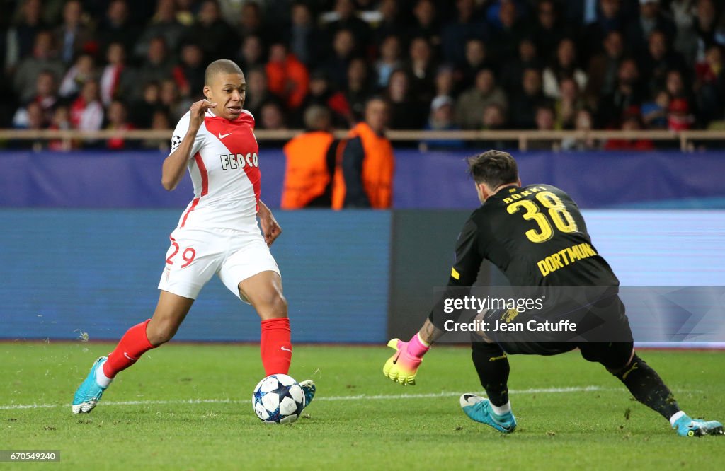 AS Monaco v Borussia Dortmund - UEFA Champions League Quarter Final: Second Leg