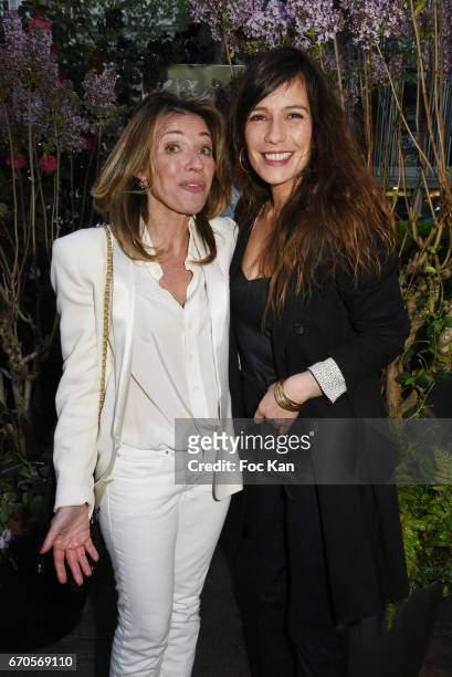 Cafe de Flore et de la Closerie des Lilas Awards cofounder Carole Chretiennot and actress Zoe Felix attend 'La Closerie Des Lilas' Literary Awards...