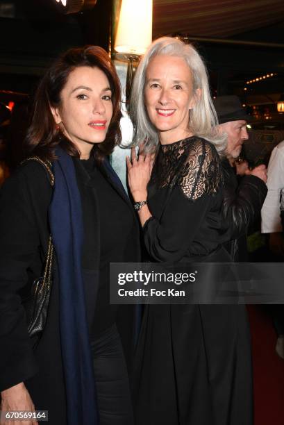 Aure Atika and Tatiana de Rosnay attend 'La Closerie Des Lilas' Literary Awards 2016 At La Closerie Des Lilas on April 19, 2017 in Paris, France.