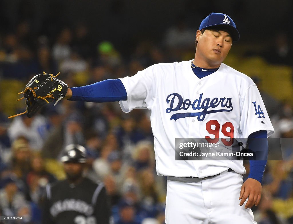 Colorado Rockies v Los Angeles Dodgers