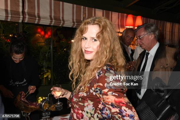 Actress Florence Darel attend 'La Closerie Des Lilas' Literary Awards 2016 At La Closerie Des Lilas on April 19, 2017 in Paris, France.