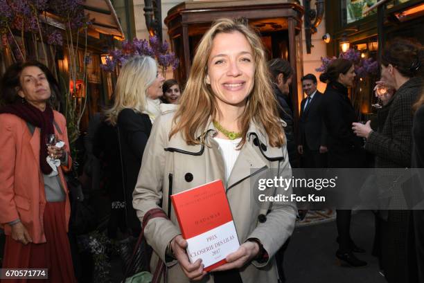 Closerie des Lilas 2017 awarded Writer Oriane Jeancourt Galignani for her novel 'Hadamar' attends 'La Closerie Des Lilas' Literary Awards 2016 At La...