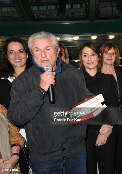 Claude Lelouch attends 'La Closerie Des Lilas' Literary Awards 2016 At La Closerie Des Lilas on April 19, 2017 in Paris, France.
