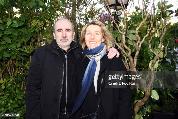 Director Philippe Harel and writer Sylvie Bourgeois Harel attend 'La Closerie Des Lilas' Literary Awards 2016 At La Closerie Des Lilas on April 19,...