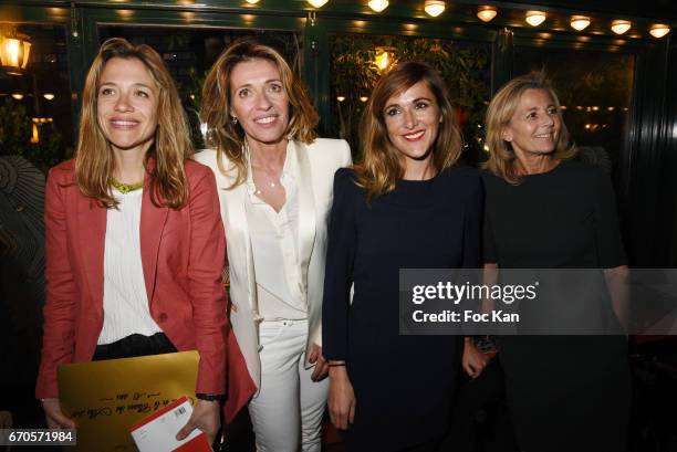 Oriane Jeancourt Galignani, Carole Chretiennot, Victoria Bedos and Claire Chazal attend 'La Closerie Des Lilas' Literary Awards 2016 At La Closerie...