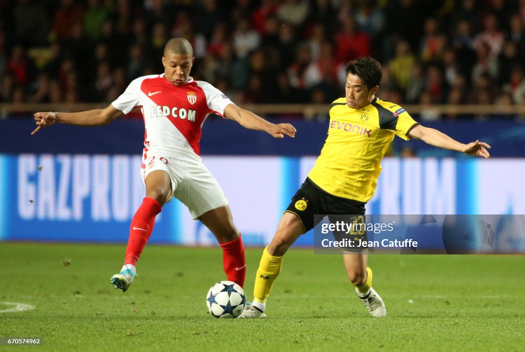 AS Monaco v Borussia Dortmund - UEFA Champions League Quarter Final: Second Leg