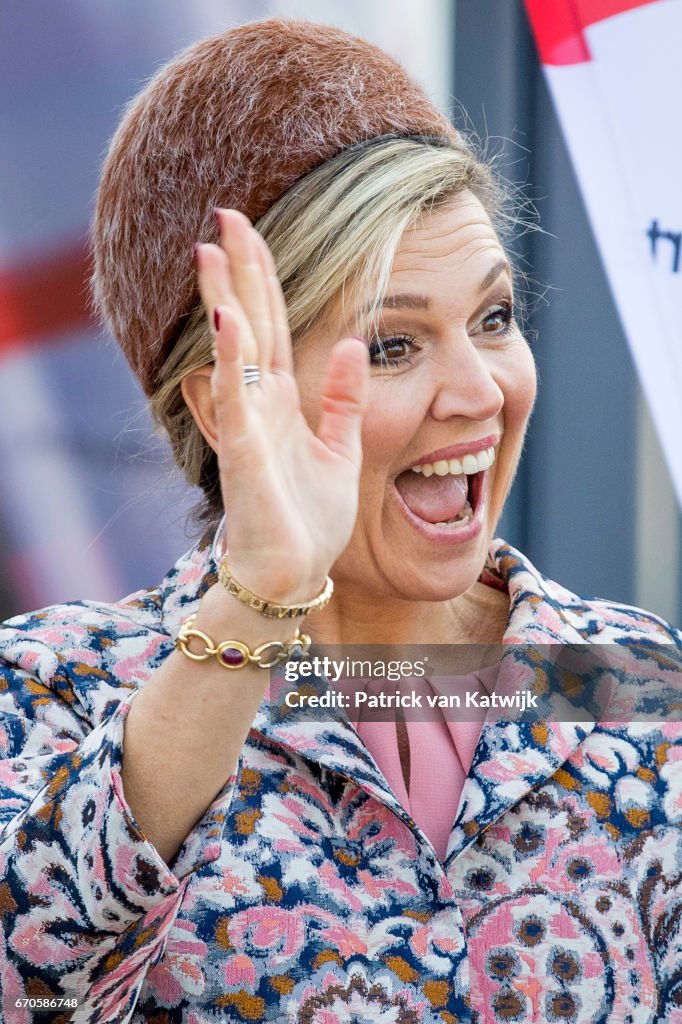 Queen Maxima Of the Netherlands Opens A Restaurant in Lelystad