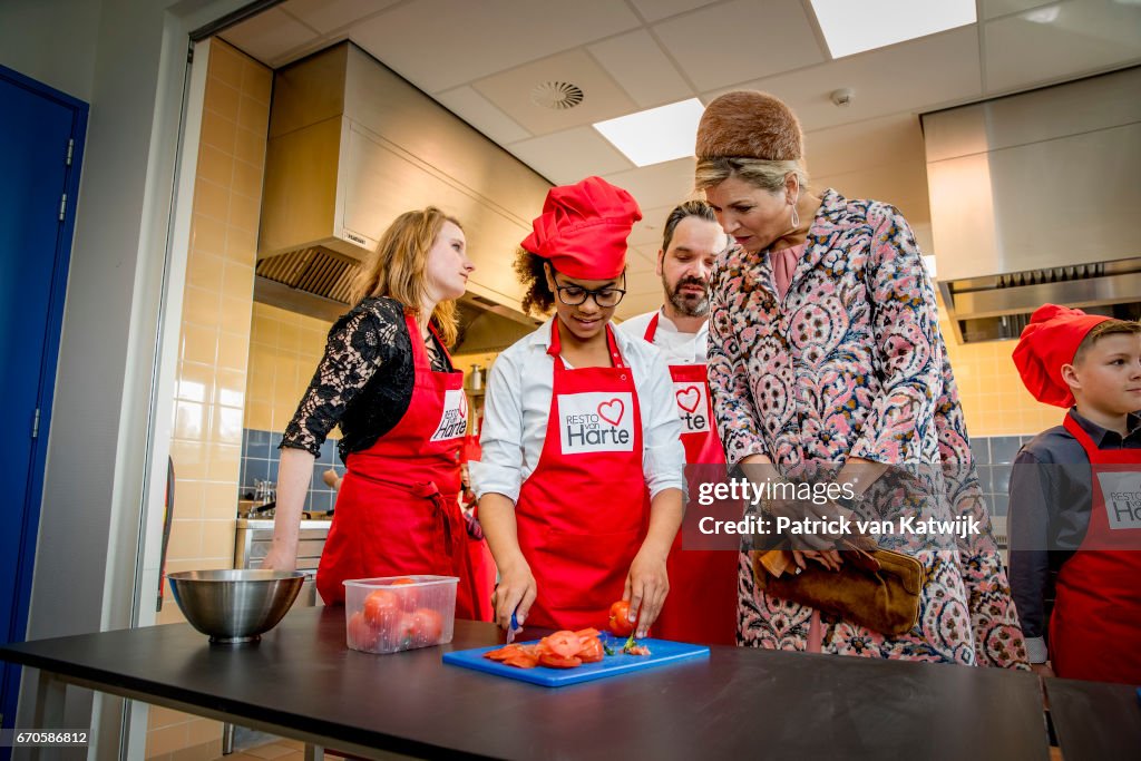 Queen Maxima Of the Netherlands  Opens A Restaurant in Lelystad