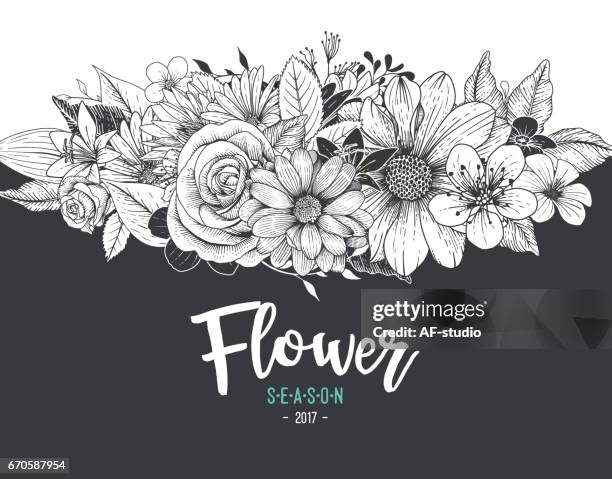 flower background - gerbera daisy stock illustrations