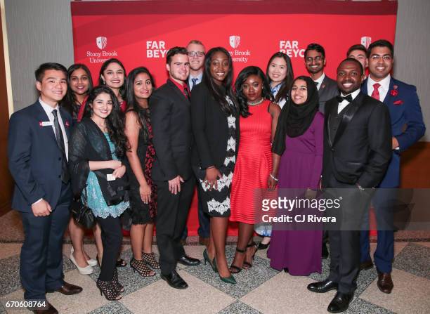 Students attend the 2017 Stars of Stony Brook Gala at Pier Sixty at Chelsea Piers on April 19, 2017 in New York City.