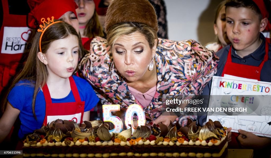 NETHERLANDS-HEALTH-NUTRITION-ROYALS