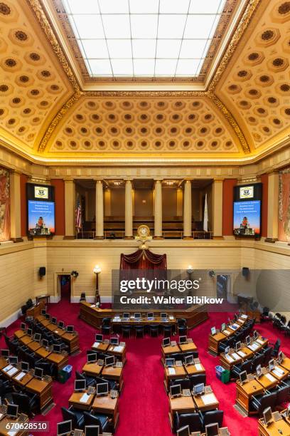 usa, rhode island, interior - rhode island state house stock pictures, royalty-free photos & images