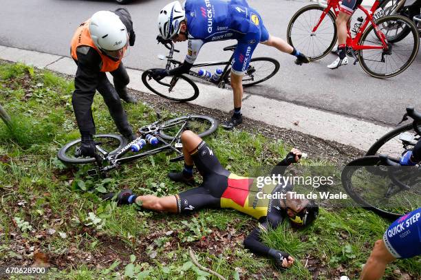 52nd Amstel Gold Race 2017 / Men Philippe GILBERT Crash / Daniel MARTIN / Maastricht - Valkenburg / Men /