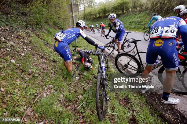 52nd Amstel Gold Race 2017 / Men Philippe GILBERT Crash / Daniel MARTIN / Dries DEVENYNS / Maximilian SCHACHMANN / Maastricht - Valkenburg / Men /