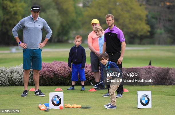 Two-time European Tour champion Anthony Wall and cricketing legend Kevin Pietersen join six seriously ill children in street golf challenges as Rays...