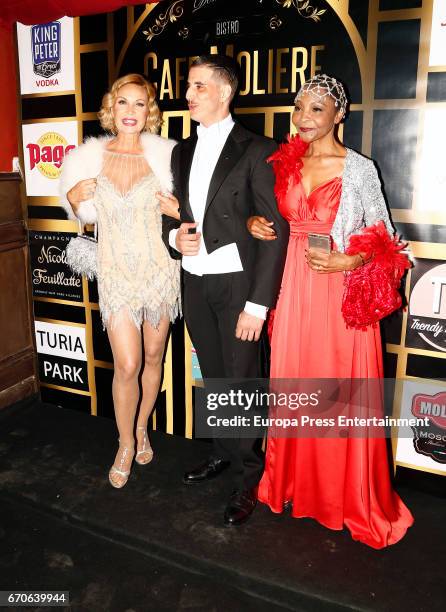 Marlene Mourreau attends her 48's birthday party at Moliere Cafe on April 19, 2017 in Madrid, Spain.