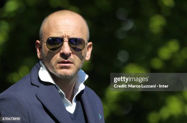 Sportif Director of FC Internazionale Milano Piero Ausilio looks on during the FC Internazionale training session at the club's training ground...