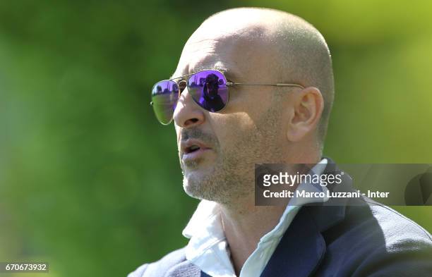 Sportif Director of FC Internazionale Milano Piero Ausilio looks on during the FC Internazionale training session at the club's training ground...