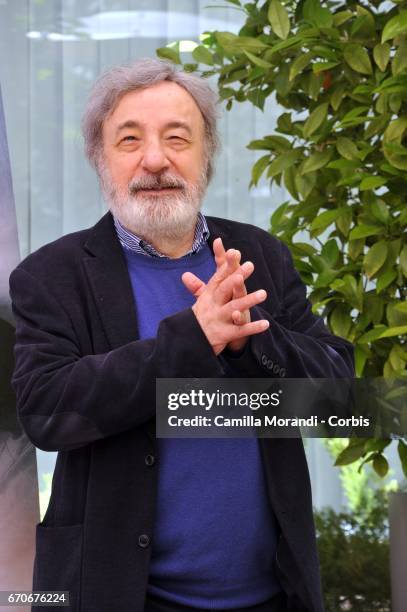 Gianni Amelio attends a photocall for 'La Tenerezza' on April 20, 2017 in Rome, Italy.