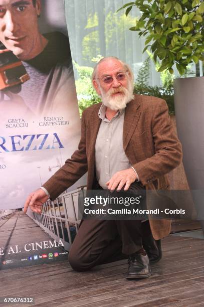 Renato Carpentieri attends a photocall for 'La Tenerezza' on April 20, 2017 in Rome, Italy.