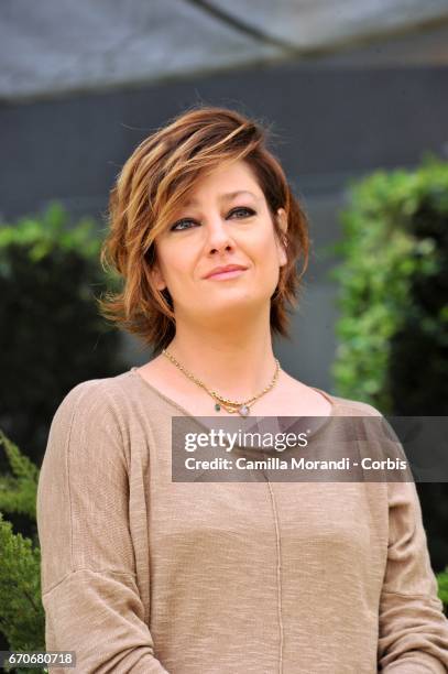 Giovanna Mezzogiorno attends a photocall for 'La Tenerezza' on April 20, 2017 in Rome, Italy.