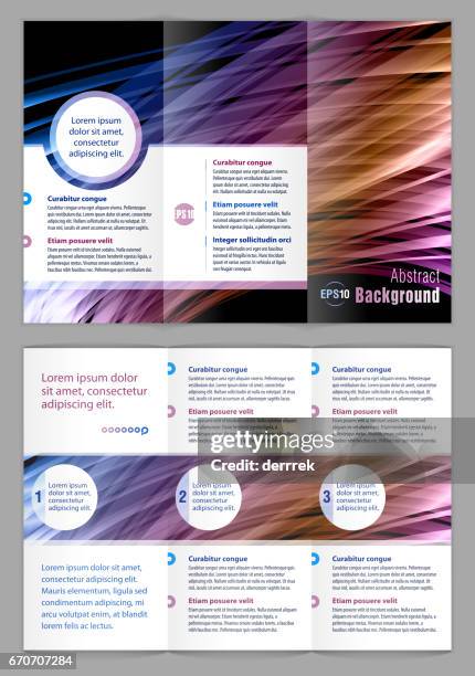 Generic Leaflet Example Leaflet Design Example High-Res Vector Graphic - Getty Images
