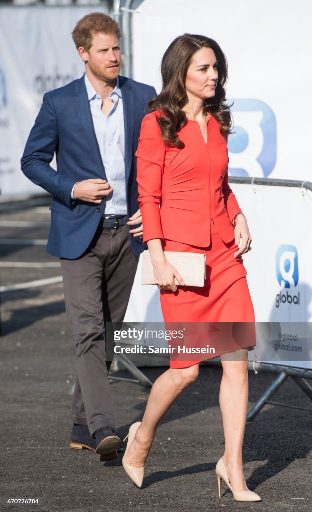 The Duke & Duchess Of Cambridge And Prince Harry Officially Open The Global Academy