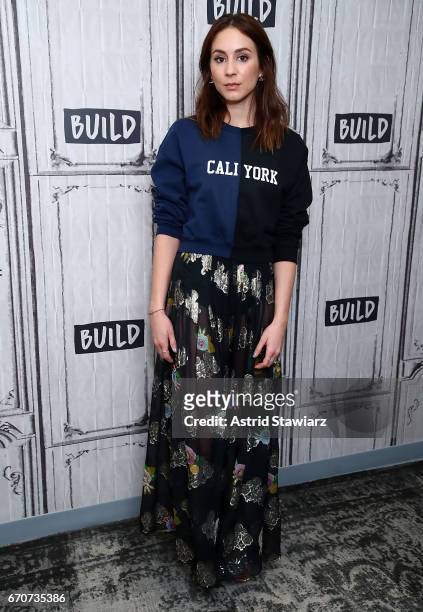 Actress Troian Bellisario discusses "Pretty Little Liars" at Build Studio on April 20, 2017 in New York City.