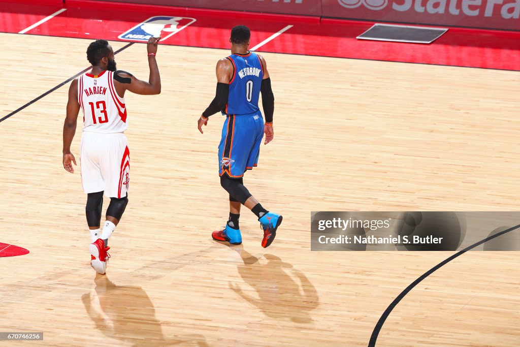 Oklahoma City Thunder v Houston Rockets - Game Two