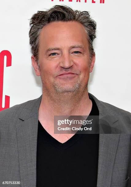 Actor Matthew Perry attends "The End Of Longing" cast photocall at Roundabout Rehearsal Studio on April 20, 2017 in New York City.