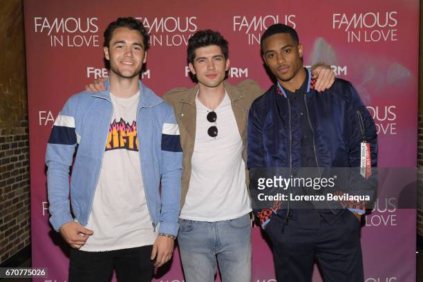 The cast of Freeforms Famous In Love and EP Marlene King screen the first episode to press and social media influencers followed by a Q&A today,...