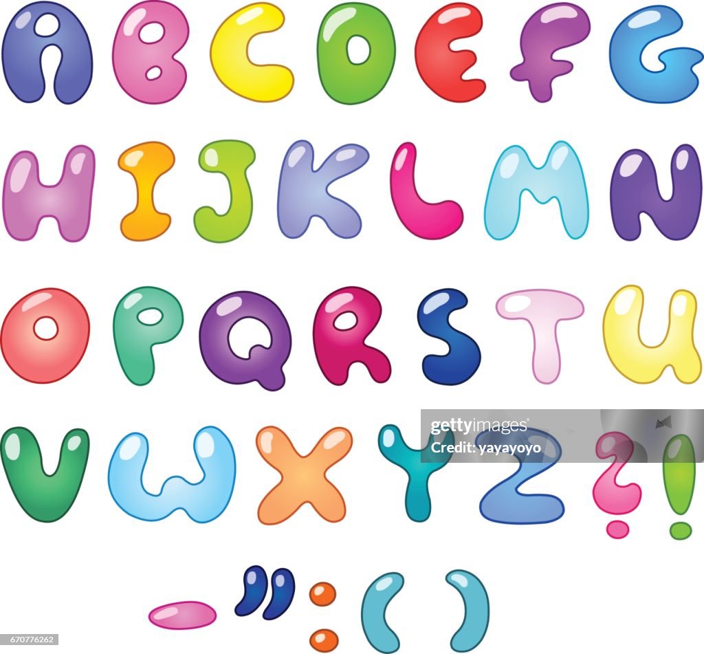 Pretty Lettering Bubble Pretty Bubble Fonts Alphabet