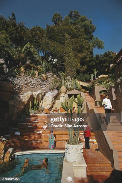 The Hotel Punta Tragara on Capri, Italy, August 1974.