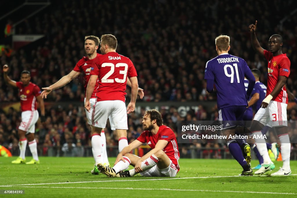 Manchester United v RSC Anderlecht - UEFA Europa League Quarter Final: Second Leg