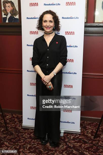 Bebe Neuwirth attends 2017 Drama League Awards Nominees at Sardi's on April 19, 2017 in New York City.