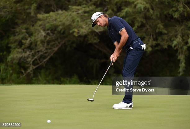 Valero Texas Open - Round One, News Photo