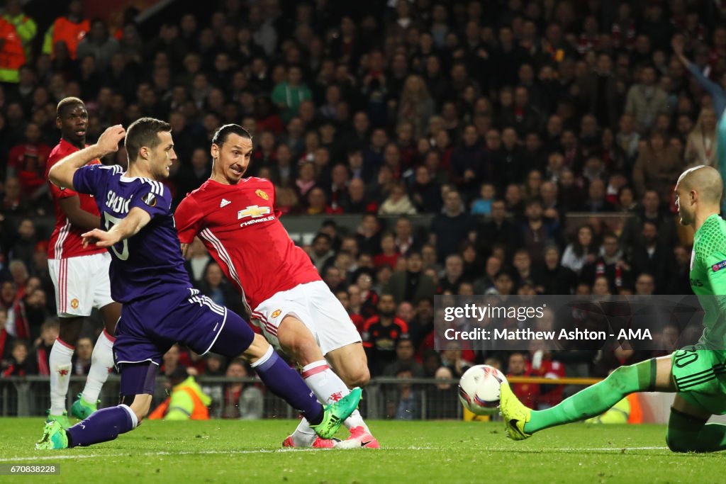 Manchester United v RSC Anderlecht - UEFA Europa League Quarter Final: Second Leg