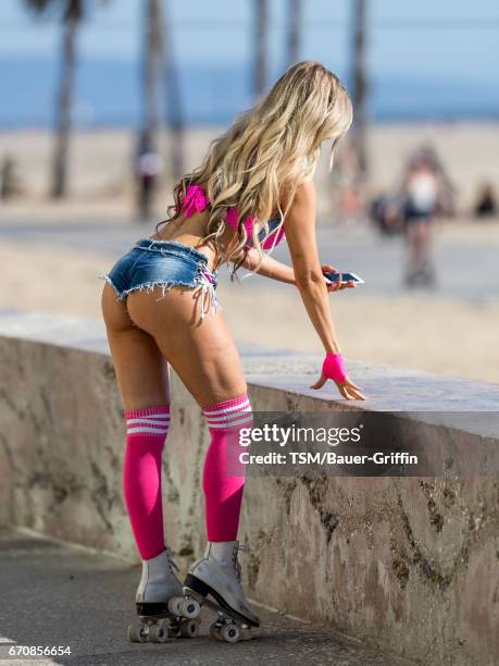 Ana Braga is seen on April 20, 2017 in Los Angeles, California.