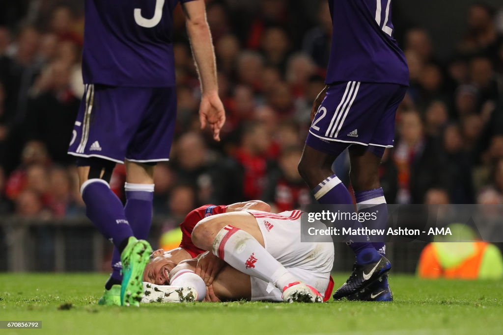 Manchester United v RSC Anderlecht - UEFA Europa League Quarter Final: Second Leg