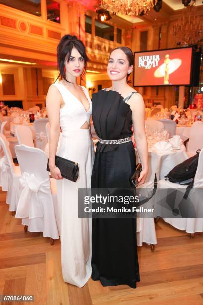Violetta Schurawlow and Verena Altenberger attend the Romy Akademie Preis 2017 at Grand Hotel Vienna on April 20, 2017 in Vienna, Austria.