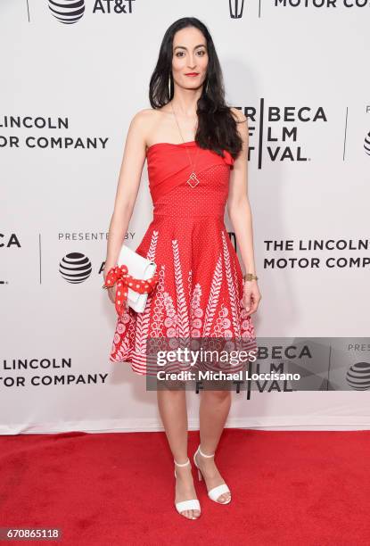 Actress Laetitia Eido attends the "Holy Air" Premiere during 2017 Tribeca Film Festival at Cinepolis Chelsea on April 20, 2017 in New York City.