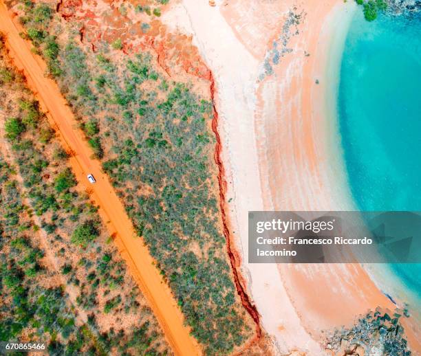 australia from above - western australia stock-fotos und bilder