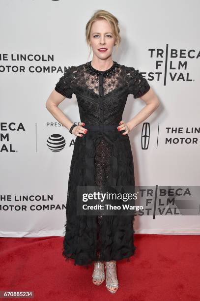 Amy Hargreaves attends the "Super Dark Times" Premiere during 2017 Tribeca Film Festival at Cinepolis Chelsea on April 20, 2017 in New York City.