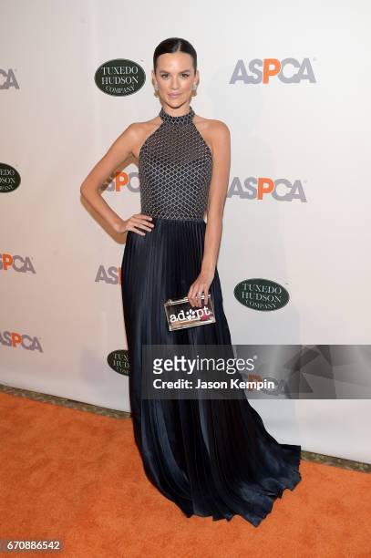 Model Allie Rizzo attends the ASPCA hosted 20th Annual Bergh Ball at The Plaza Hotel on April 20, 2017 in New York City.